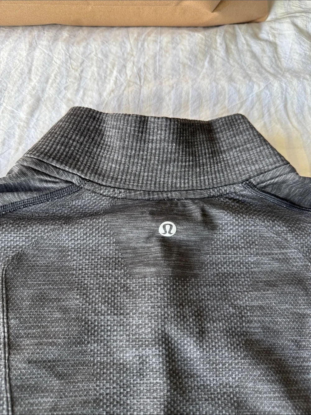 Men's Quarter-Zip Performance Sweater - Gray